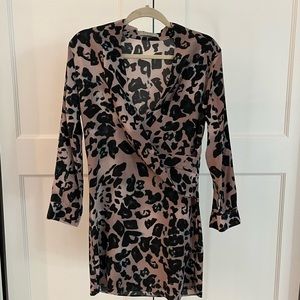 Like new All Saints leopard print dress!